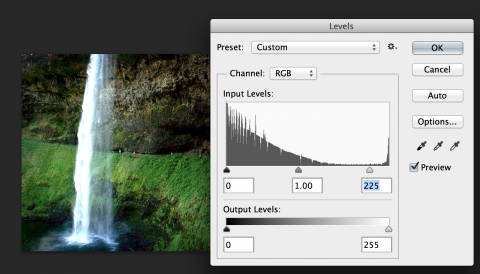 Levels in Photoshop
